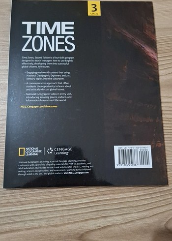 Time Zones 3 Kitap ve Çalışma Kitabı National Geographic Learn - Görsel 2