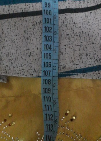 Uzun, bol kesim, çizgili kadın elbise - Görsel 9