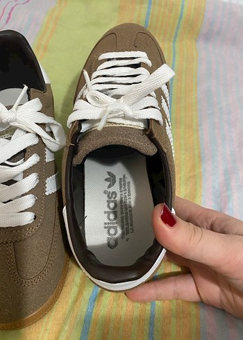 Adidas Kahverengi Beyaz Çizgili Kadın Sneakers - Görsel 3