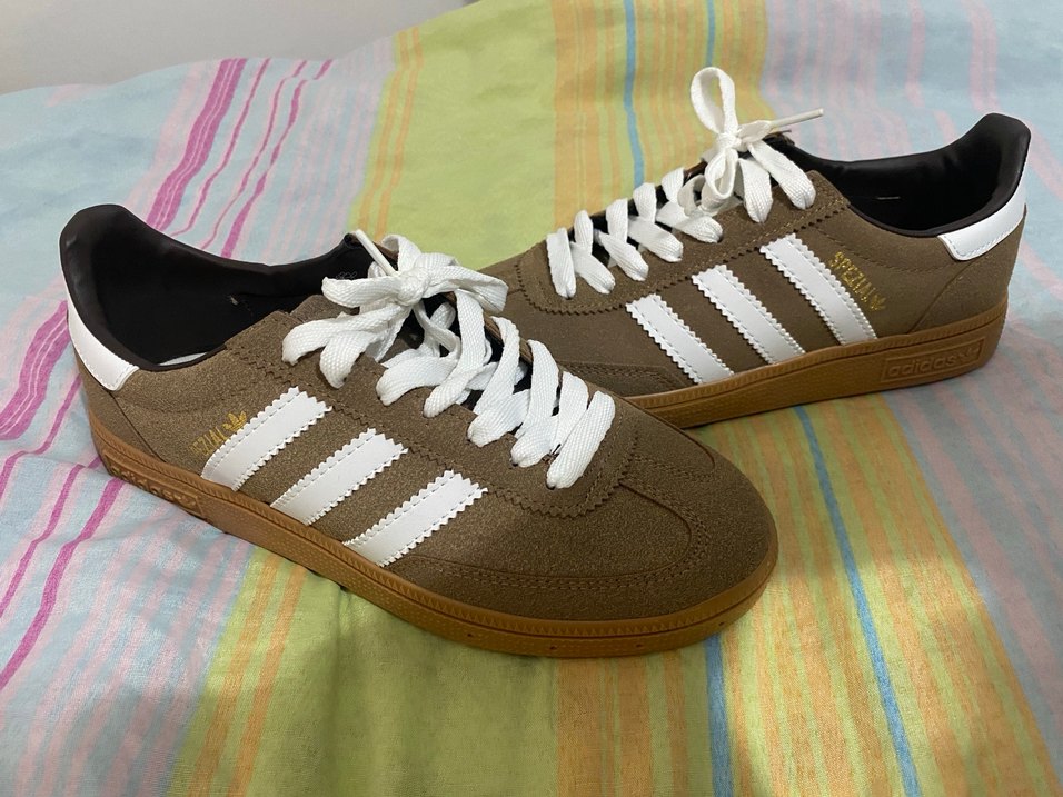 Adidas Kahverengi Beyaz Çizgili Kadın Sneakers - Görsel 2