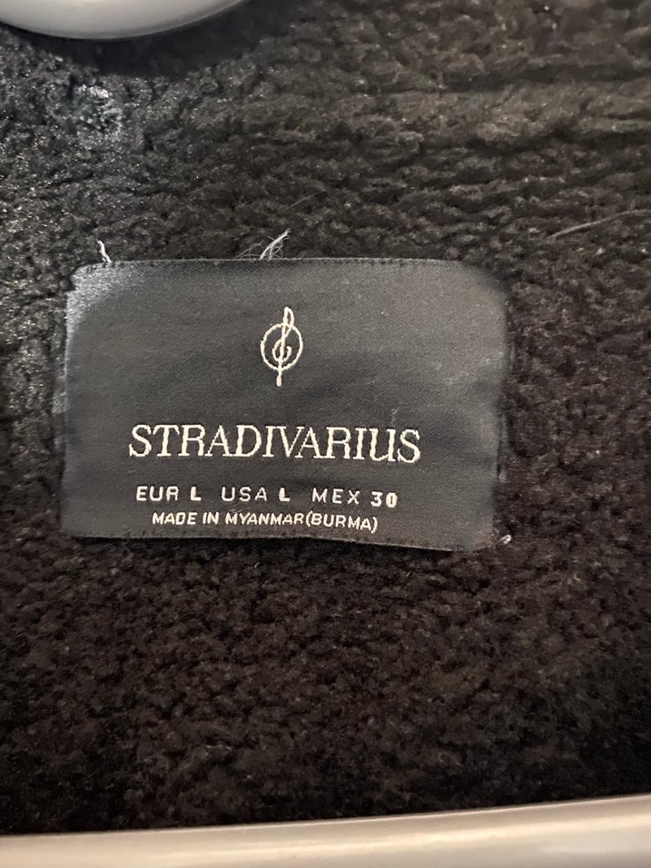 Siyah Kürklü Deri Kadın Ceket - Görsel 4