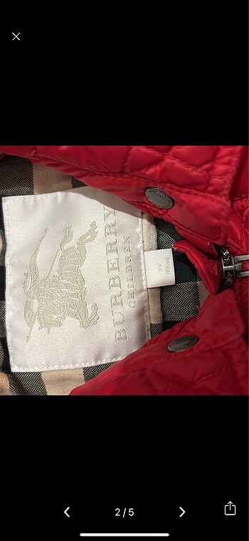 Burberry BURBERRY çocuk mevsimlik