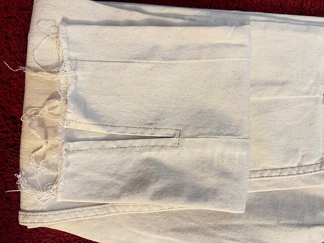 38 Beden ten rengi Renk Krem pantolon