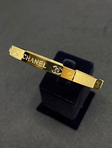  Beden altın Renk Chanel Çelik Bileklik