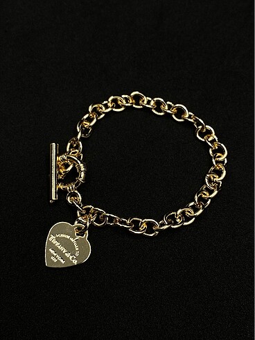 Beden Tiffany&Co Heart Tagg Toggle Kolye ve Bileklik Takı Seti