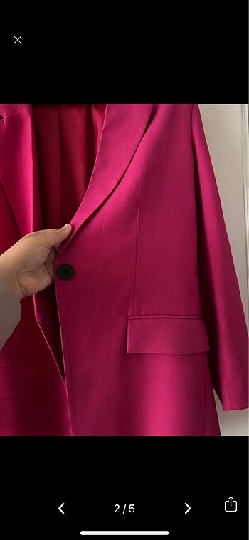 LC Waikiki fusya renk kadın blazer ceket