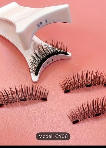 Mıknatıslı takma kirpik - Görsel 4