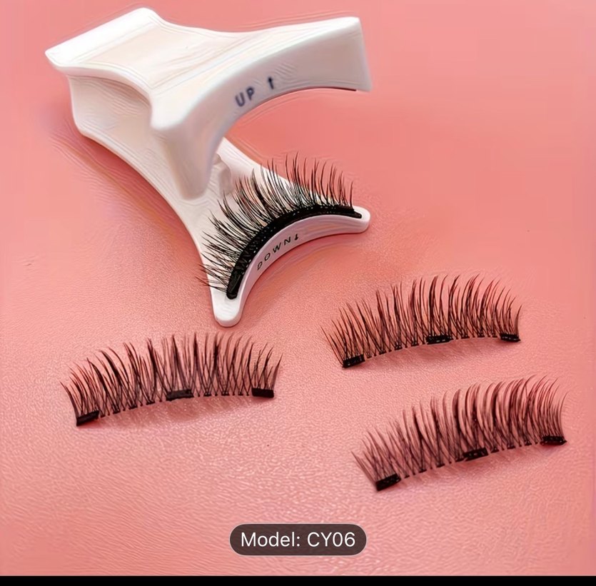 Mıknatıslı takma kirpik - Görsel 4