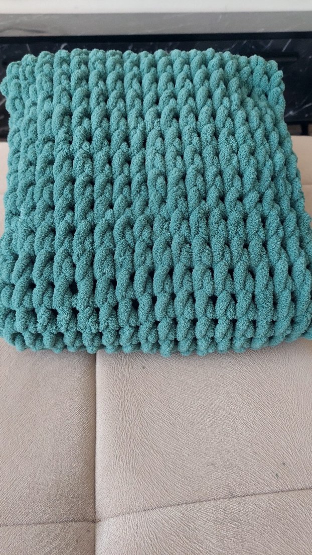 Puffy Örgü Çocuk Battaniyesi ve tulumu - Görsel 3