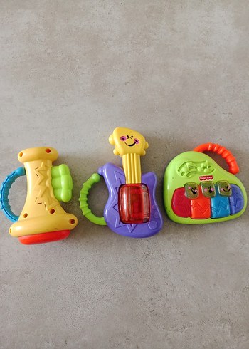 Renkli Diş Kaşıyıcı ve Çıngırak Seti