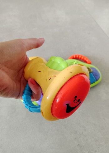Beden Renkli Diş Kaşıyıcı ve Çıngırak Seti
