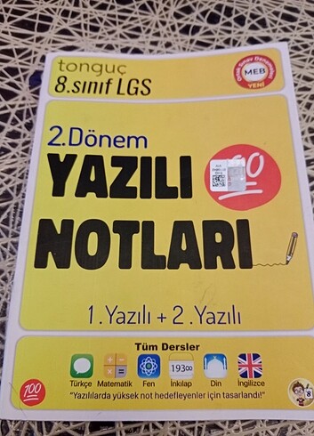 Tonguç 8.sınıf yazılıya hazırlık