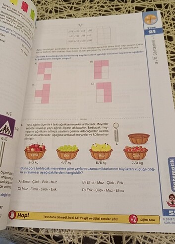 Tonguç 8.sınıf LGS Matematik kitabı - Görsel 5