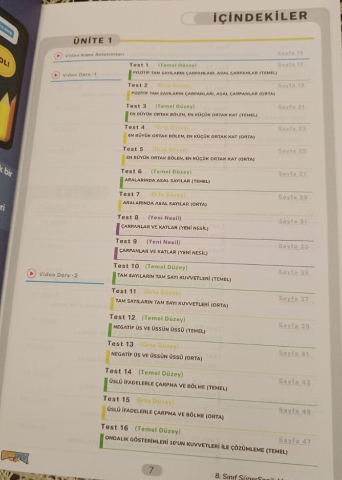 Tonguç 8.sınıf LGS Matematik kitabı - Görsel 4