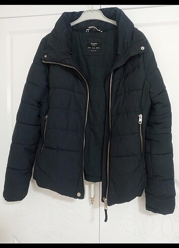Bershka kadın lacivert mont 