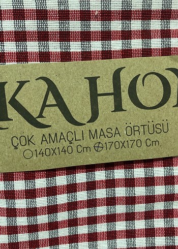 Diğer Bordo Kareli Sofra Bezi
