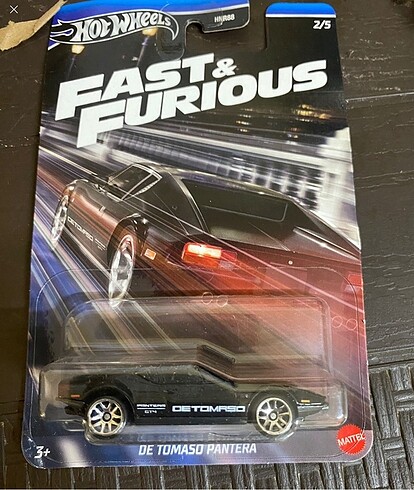 Hotwheels fast furious de tomasa pantera