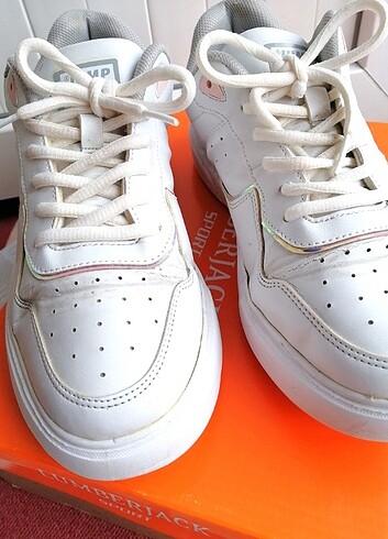38 Beden Jump kadın Beyaz Sneaker