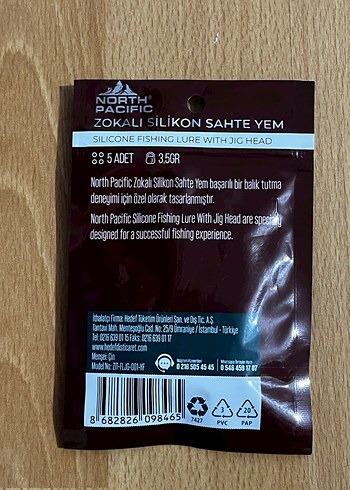 Pembe Silikon Sahte Yem 5'li - Görsel 2