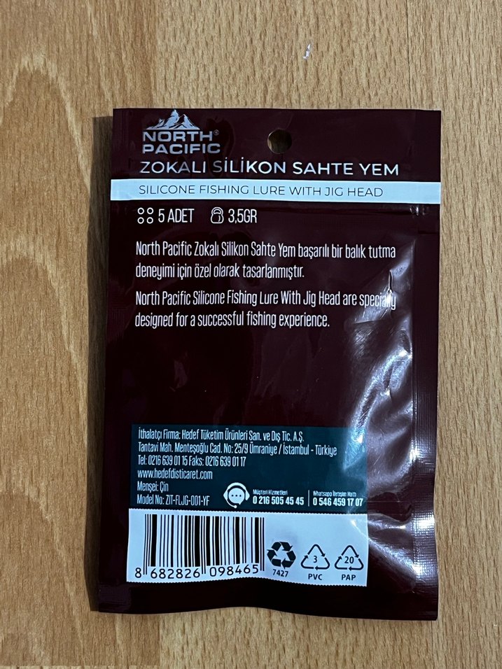 Pembe Silikon Sahte Yem 5'li - Görsel 2