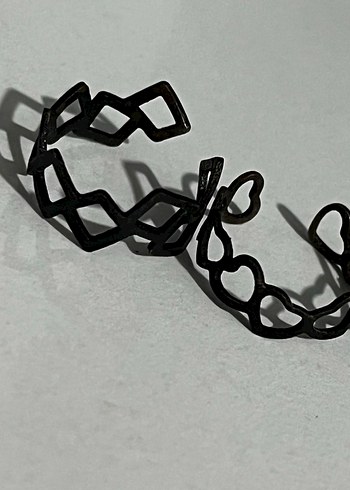 Siyah Eklem Yüzük Seti - Görsel 2