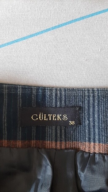 Ekoseli kalem etek - Görsel 3