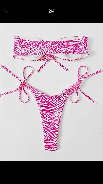 Bershka Sheinside leopar bikini takımı