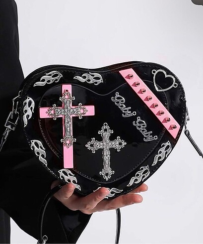 Y2k dollskill rugan kalpli kol çanta