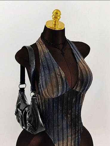 Sheinside Dekolte fitilli bodysuit
