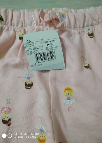 LC Waikiki Pembe Baskılı Kız Çocuk Eşofman Altı