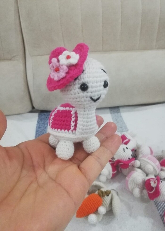 Amigurumi hediyelik anahtarlık  - Görsel 3