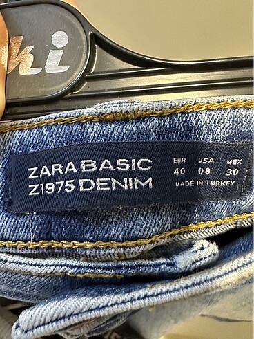 Paça detaylı Zara marka jean - Görsel 3