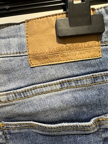 Paça detaylı Zara marka jean - Görsel 4