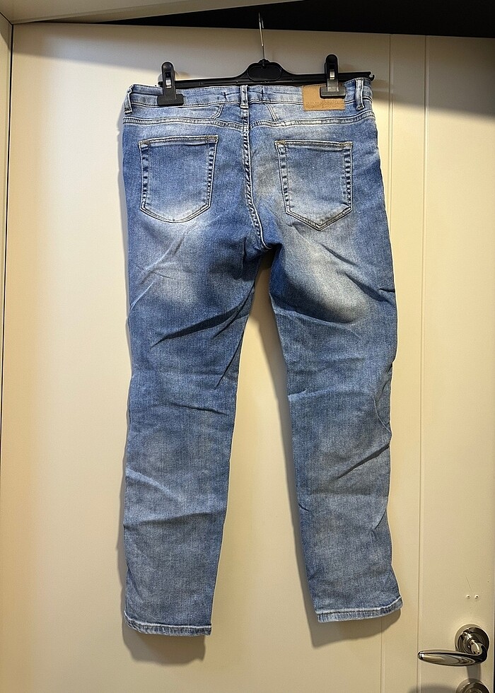 Paça detaylı Zara marka jean - Görsel 5