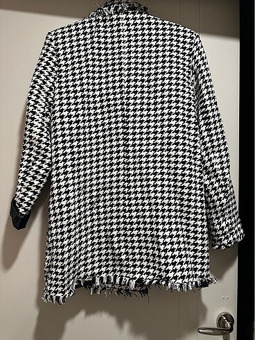 Kazayağı desenli blazer - Görsel 6