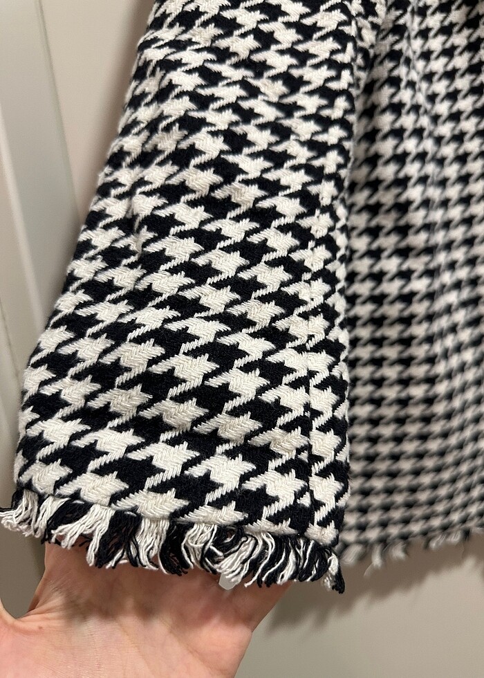 Kazayağı desenli blazer - Görsel 2