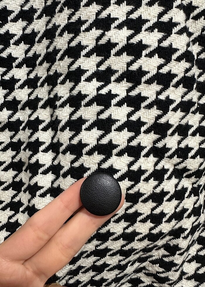 Kazayağı desenli blazer - Görsel 3