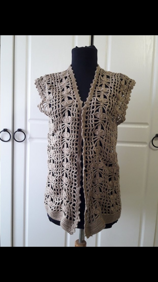 Bej renginde yelek - Görsel 2