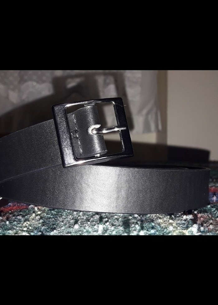 Siyah renk kemer - Görsel 3