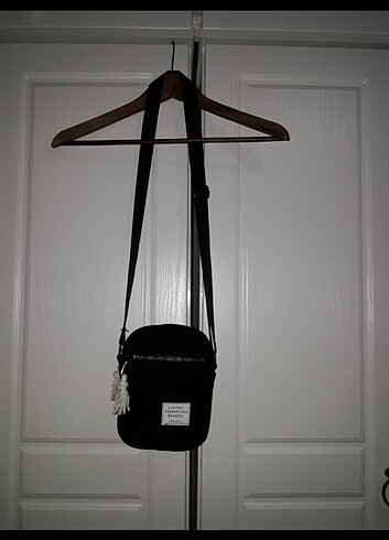 Siyah kadife çapraz çanta - Görsel 2