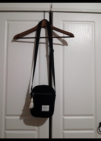 Siyah kadife çapraz çanta - Görsel 3