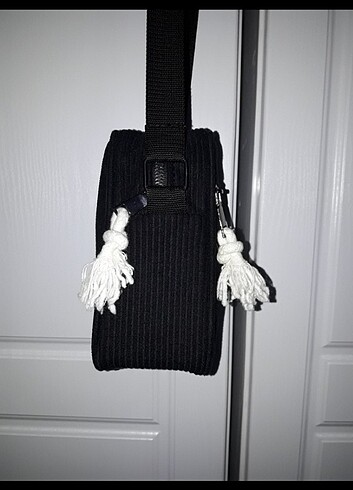 Siyah kadife çapraz çanta - Görsel 7