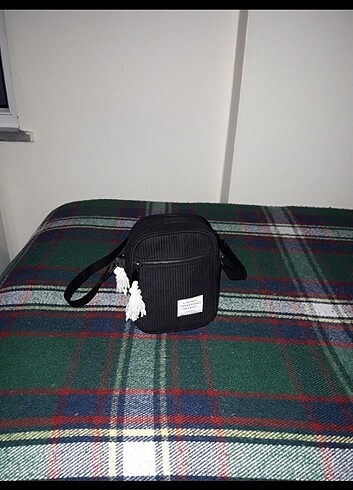 Siyah kadife çapraz çanta - Görsel 9