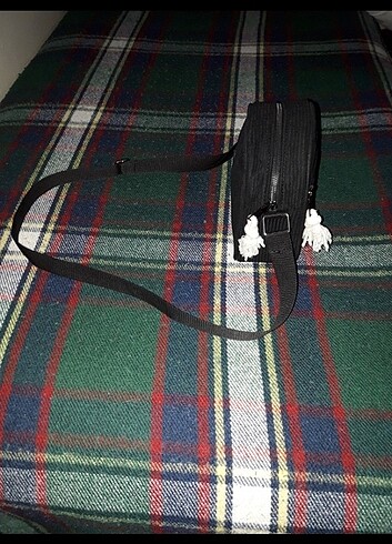 Siyah kadife çapraz çanta - Görsel 11