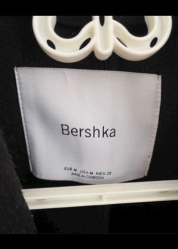 Bershka Bershka Siyah Uzun Kaban
