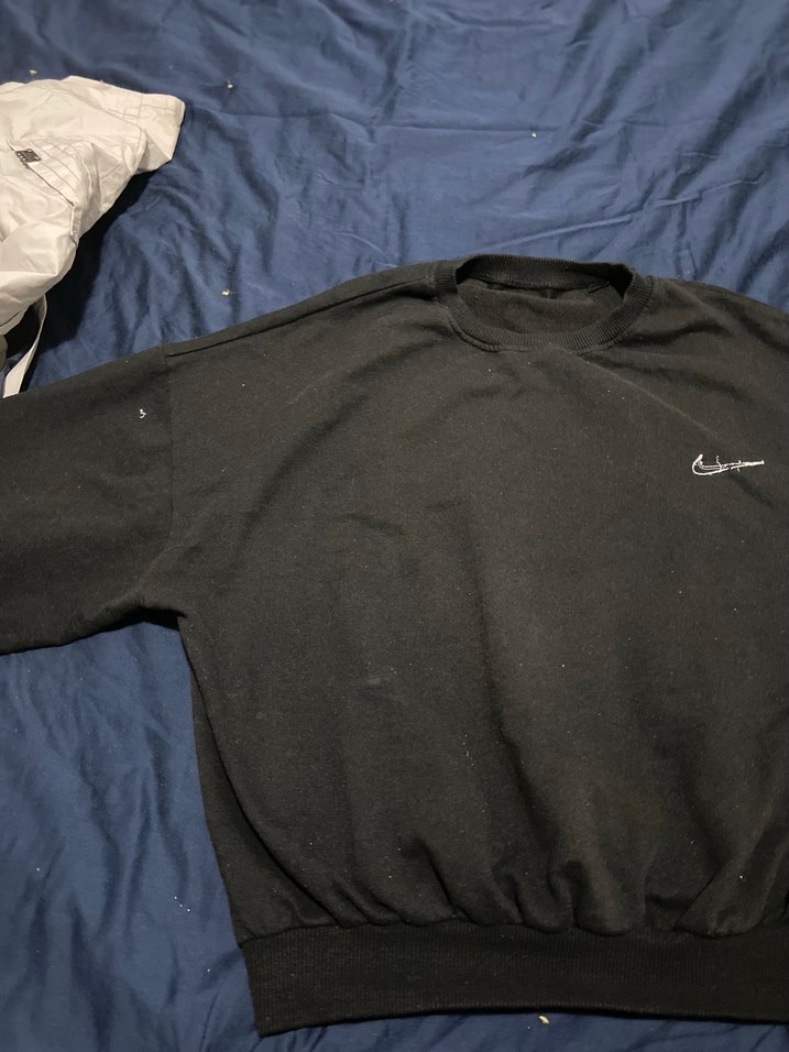 Siyah Basic Sweatshirt - Görsel 2