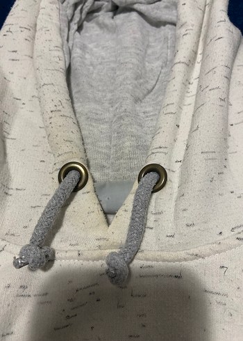 Nike Gri-Beyaz Kapüşonlu Kadın Sweatshirt - Görsel 3