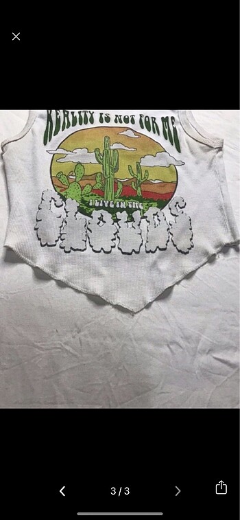 m Beden Basic asimetrik crop