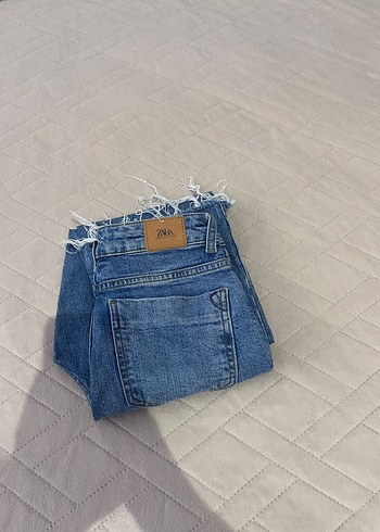 xs Beden mavi Renk Zara Fit Mavi Kadın Jean
