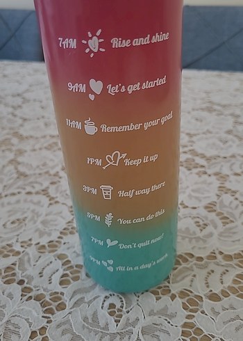 Renkli cam Matara - Görsel 3